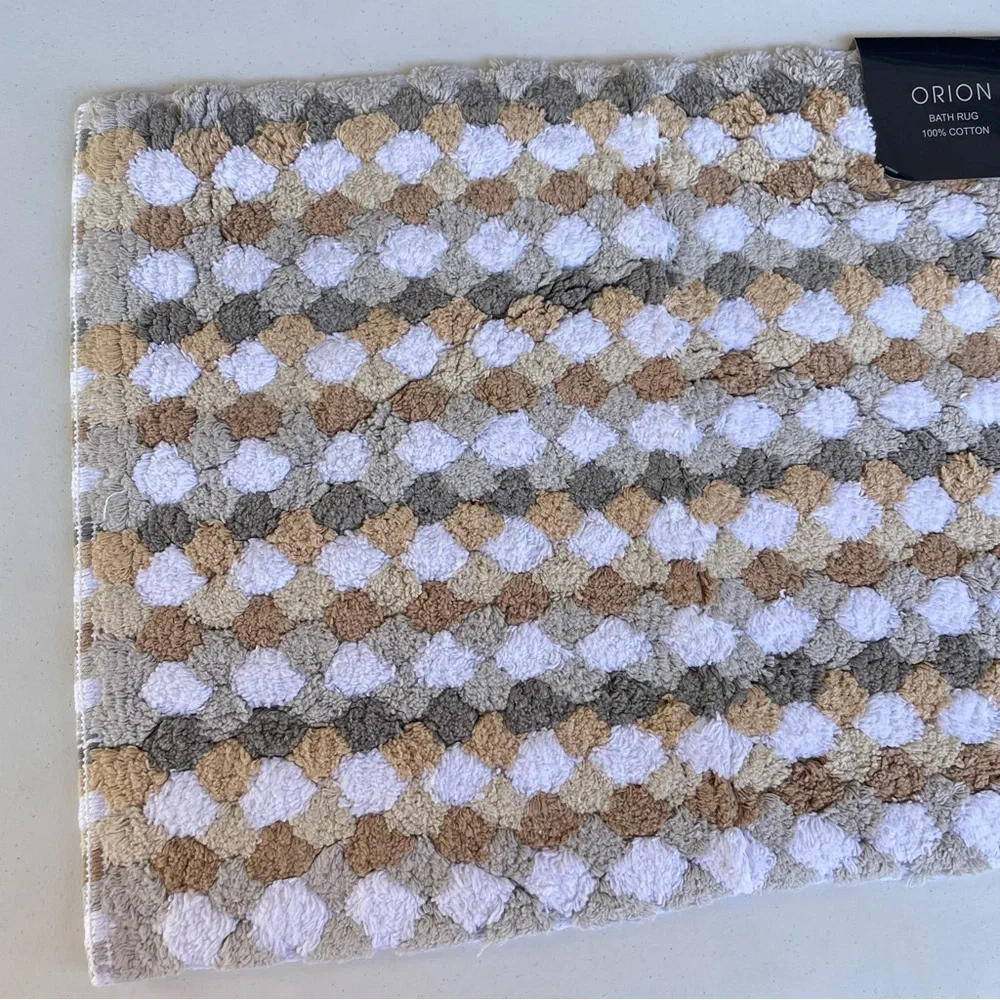 Home Weavers Inc Orion Quick Dry Rug Beige 100% 17